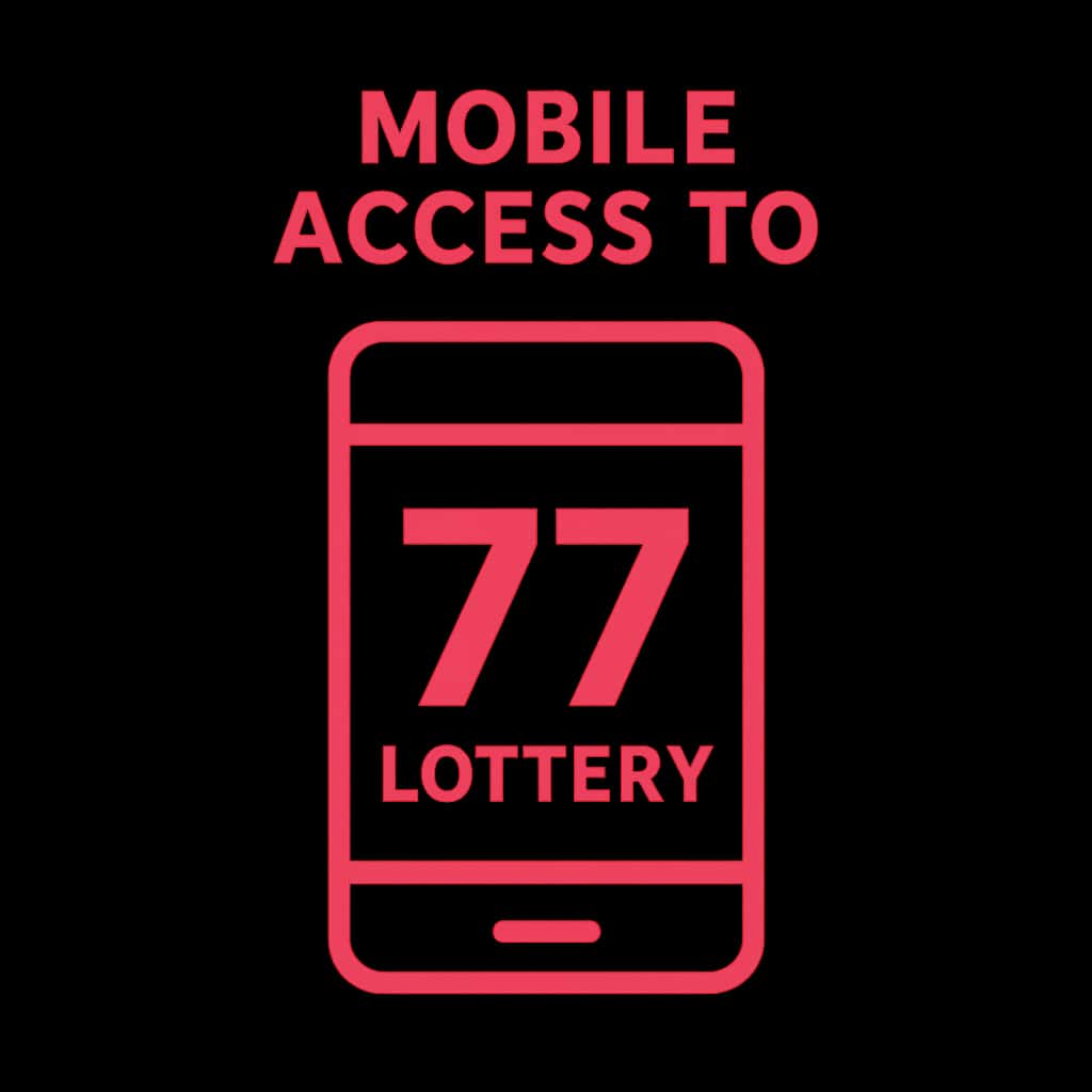 An icon symbolizing 77 Lottery mobile access assistance.