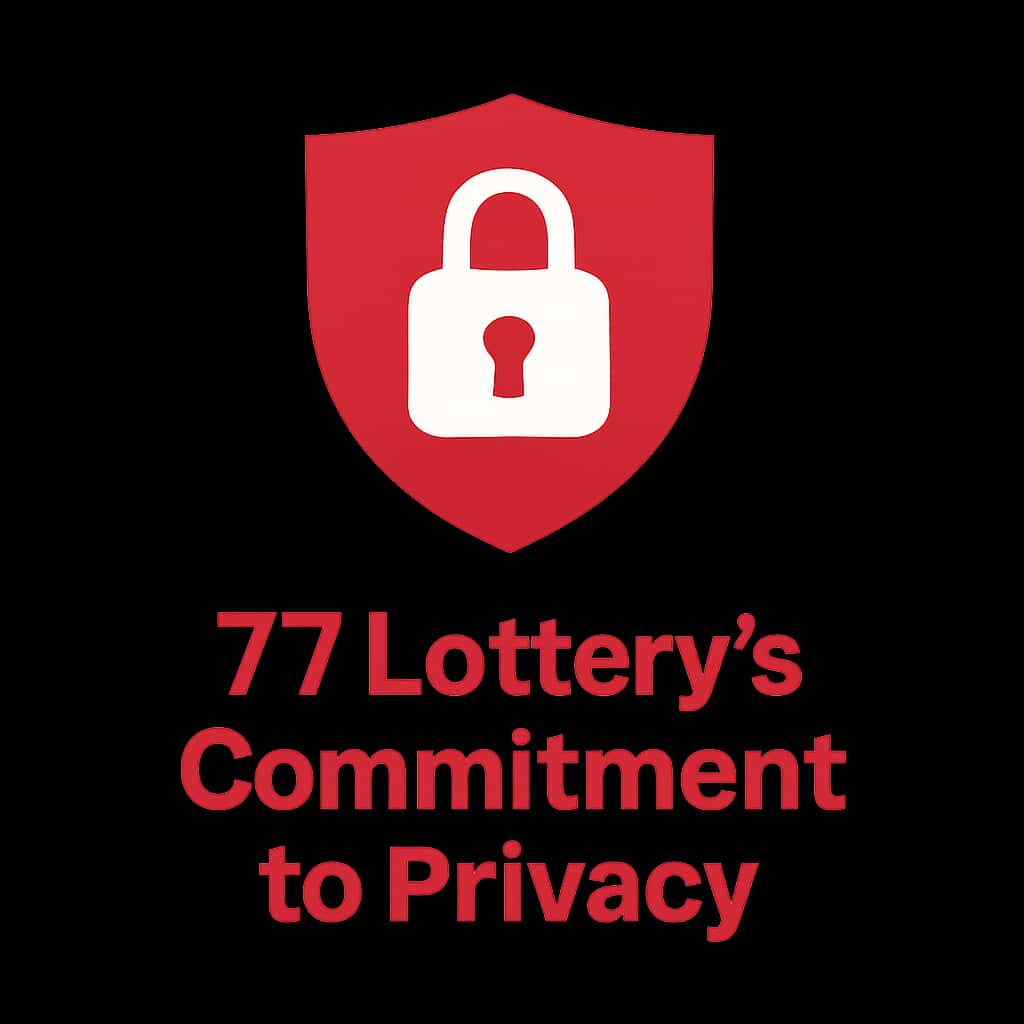 Icon representing 77 Lottery's privacy commitment.