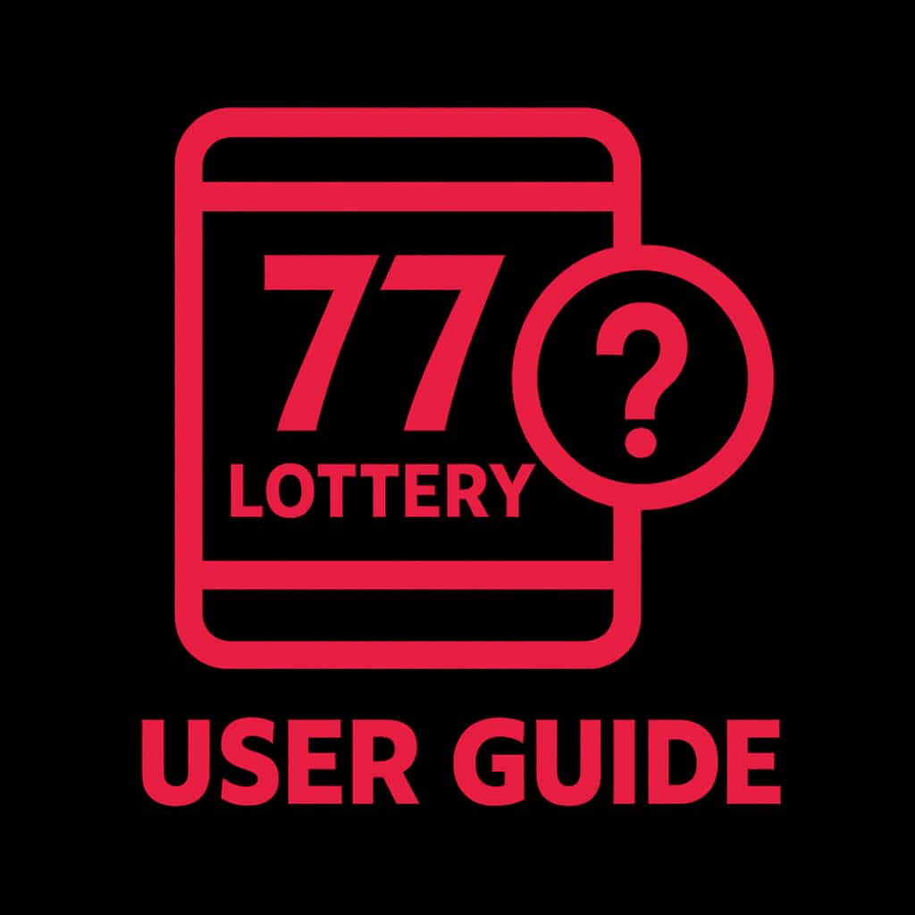 Icon representing the 77 Lottery User Guide.