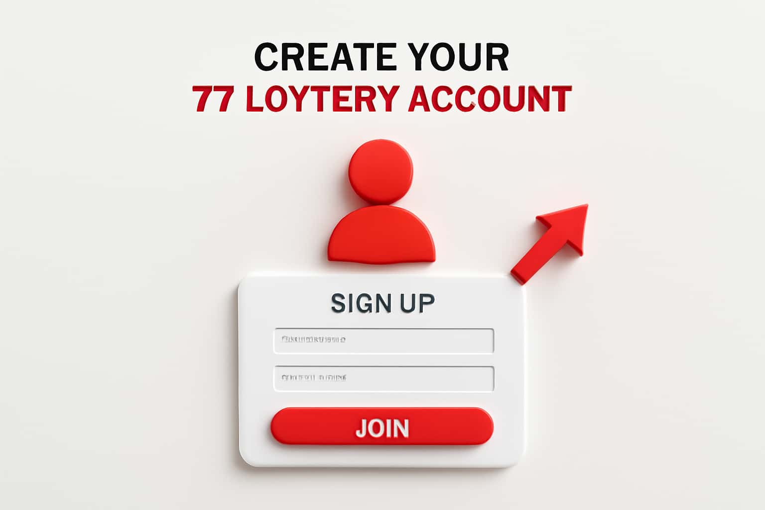 Create Your 77 Lottery Account Interface