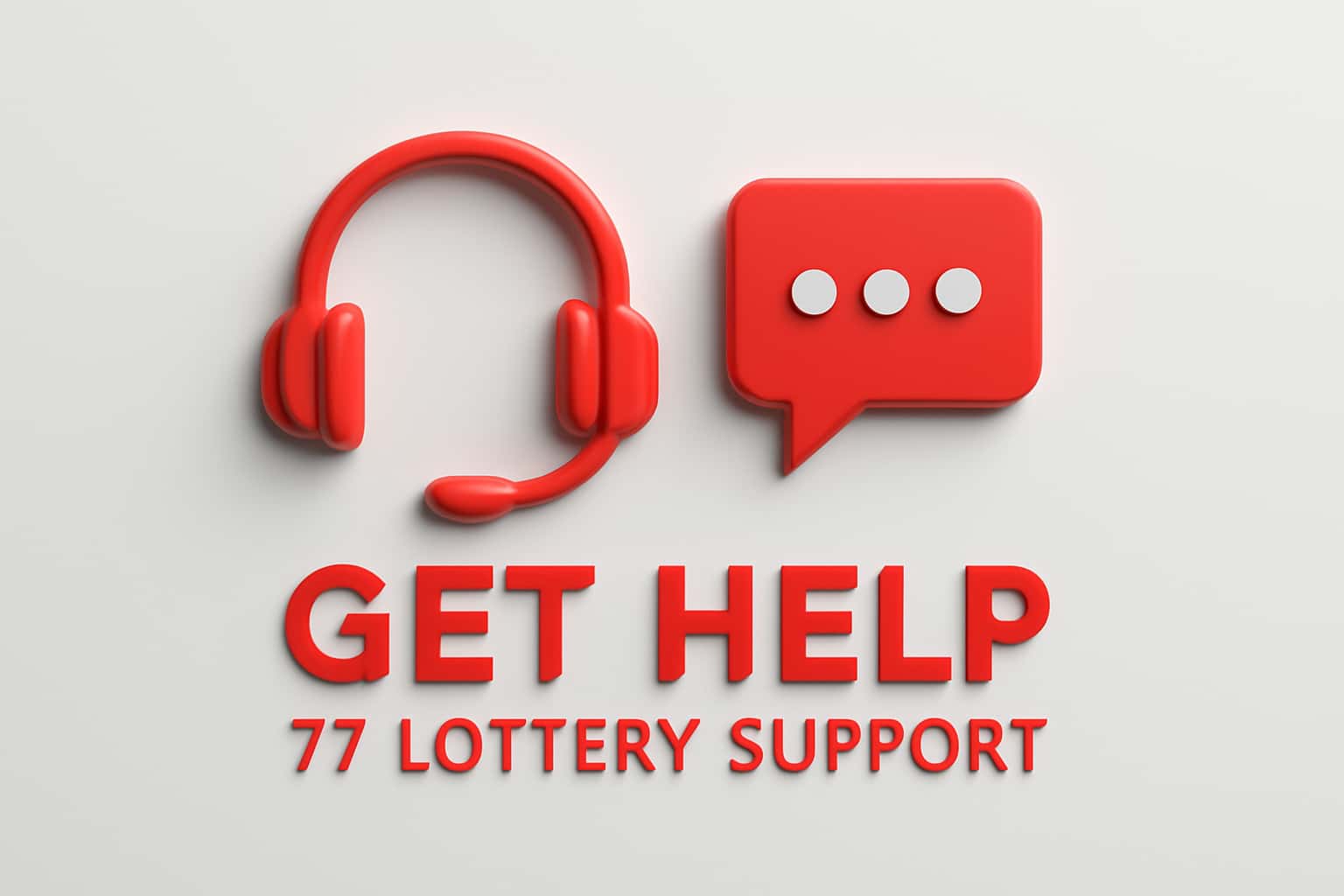 Get Help - 77 Lottery Support Interface
