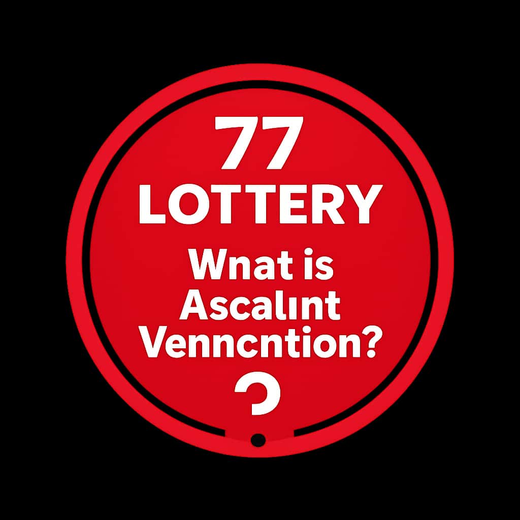 An icon representing the Account Verification process for 77 Lottery.